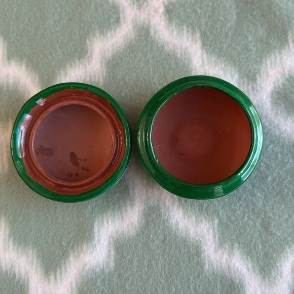 Hand-Painted southwestern Floral terracotta Trinket Box - Picture 3 of 6